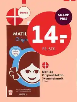 SPAR Matilde Original Kakao Skummetmælk tilbud