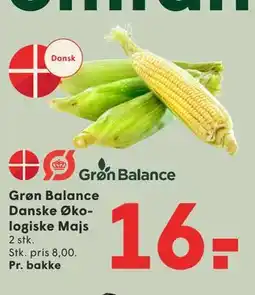 SPAR Grøn Balance Danske Økologiske Majs tilbud