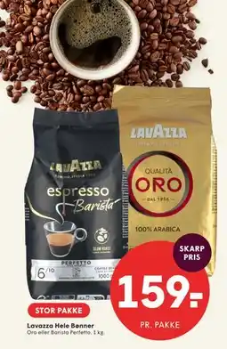 SPAR Lavazza Hele Bønner tilbud
