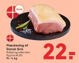 SPAR Flæskesteg af Dansk Gris tilbud