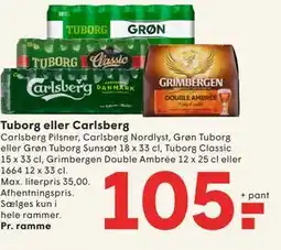 SPAR Tuborg eller Carlsberg tilbud
