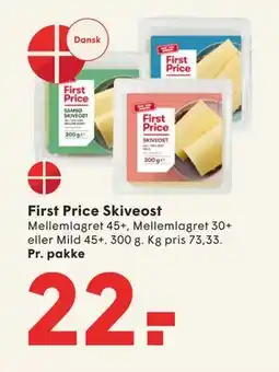 SPAR First Price Skiveost tilbud