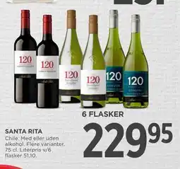 MENY SANTA RITA tilbud