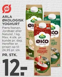 MENY ARLA ØKOLOGISK YOGHURT tilbud