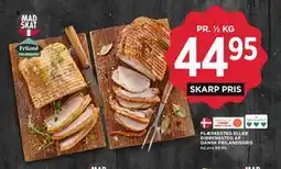 MENY FLÆSKESTEG ELLER RIBBENSSTEG AF DANSK FRILANDSGRIS tilbud