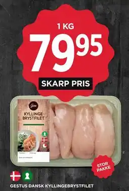 MENY GESTUS DANSK KYLLINGEBRYSTFILET tilbud