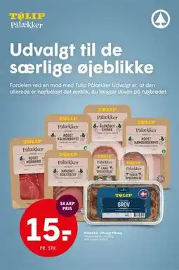 SPAR Tulip Pålækker Udvalgt Pålæg tilbud