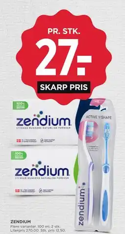 MENY ZENDIUM tilbud