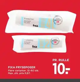 MENY FIXA FRYSEPOSER tilbud