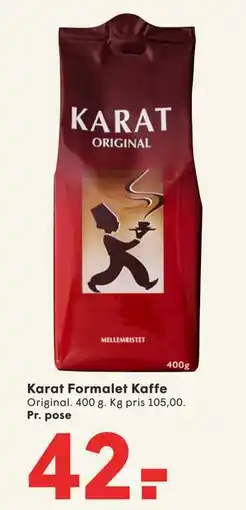 SPAR Karat Formalet Kaffe tilbud