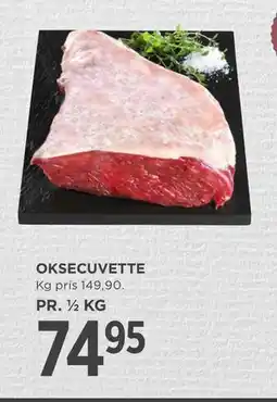 MENY OKSECUVETTE tilbud