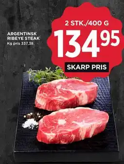 MENY ARGENTINSK RIBEYE STEAK tilbud