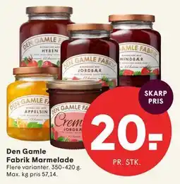 SPAR Den Gamle Fabrik Marmelade tilbud