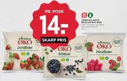 MENY GRØN BALANCE ØKOLOGISKE BÆR tilbud