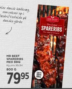 MENY MR BEEF SPARERIBS MED BBQ tilbud