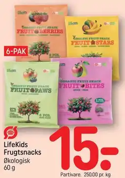 REMA 1000 LifeKids Frugtsnacks tilbud