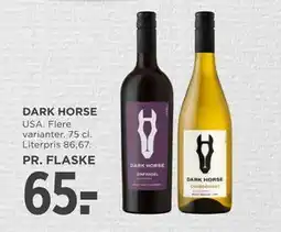 MENY DARK HORSE tilbud