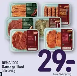 REMA 1000 REMA 1000 Dansk grillkød tilbud