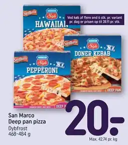 REMA 1000 San Marco Deep pan pizza tilbud