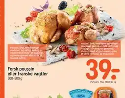 REMA 1000 Fersk poussin eller franske vagtler tilbud