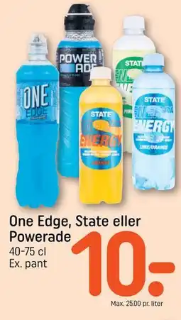REMA 1000 One Edge, State eller Powerade tilbud