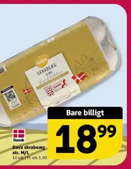 Løvbjerg Dava skrabeæg str. M/L tilbud