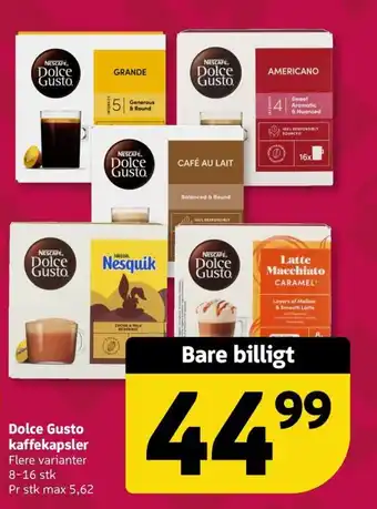 Løvbjerg Dolce Gusto kaffekapsler tilbud