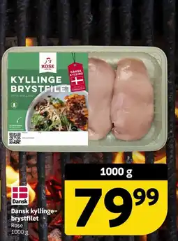 Løvbjerg Dansk kyllinge- brystfilet Rose tilbud