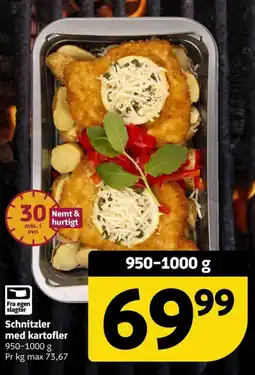 Løvbjerg Schnitzler med kartofler tilbud