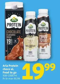 Løvbjerg Arla Protein choco el. Food to go tilbud