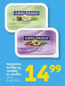 Løvbjerg Kærgården hvidløg og ramsløg el. persille tilbud