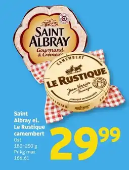 Løvbjerg Saint Albray el. Le Rustique camembert tilbud