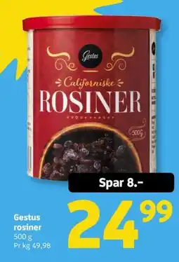 Løvbjerg Gestus rosiner tilbud