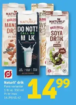 Løvbjerg Naturli' drik tilbud
