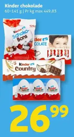 Løvbjerg Kinder chokolade tilbud