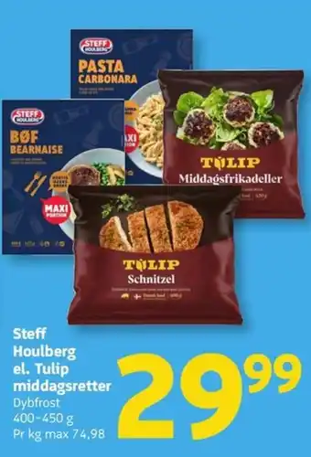 Løvbjerg Steff Houlberg el. Tulip middagsretter tilbud