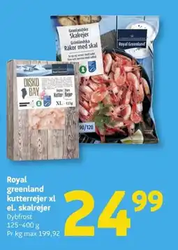 Løvbjerg Royal greenland kutterrejer xl el. skalrejer tilbud
