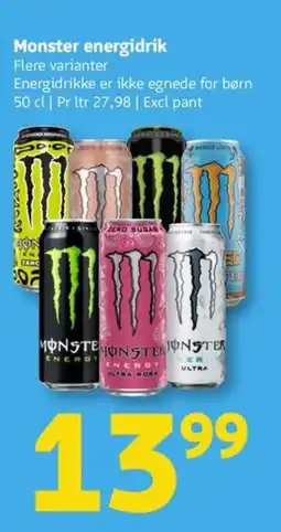 Løvbjerg Monster energidrik tilbud