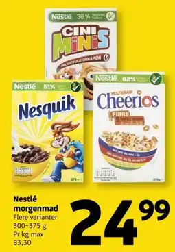 Løvbjerg Nestlé morgenmad tilbud