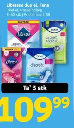 Løvbjerg Libresse duo el. Tena tilbud