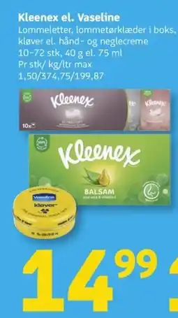Løvbjerg Kleenex el. Vaseline tilbud