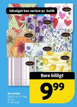 Løvbjerg Servietter tilbud