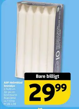 Løvbjerg ASP Holmblad kronelys tilbud