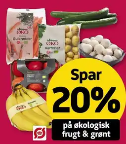 Løvbjerg På økologisk frugt & grønt tilbud