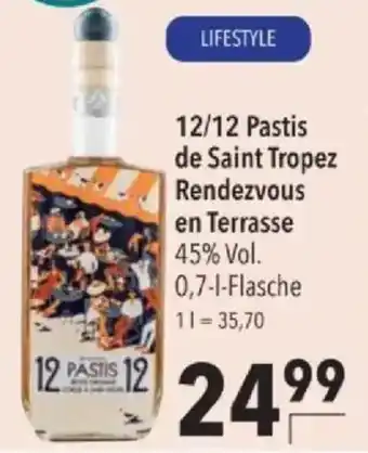 12/12 Pastis de Saint Tropez Rendezvous en Terrasse
