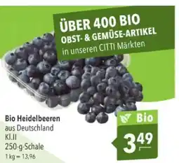 Citti Bio Heidelbeeren tilbud