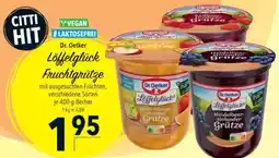 Citti Dr. Oetker Löffelglück Fruchtgrütze tilbud