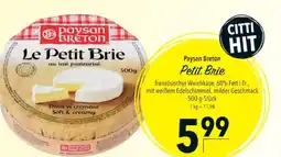 Citti Paysan Breton Petit Brie tilbud