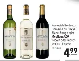 Citti Domaine du Cheval Blanc, Rouge oder Moelleux AOP tilbud