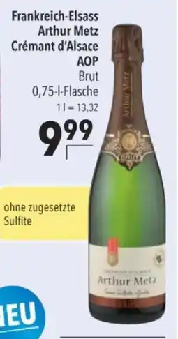 Citti Frankreich-Elsass Arthur Metz Crémant d'Alsace AOP tilbud
